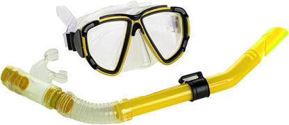 Endless EL1015 Snorkel Mask with Dry Top Breathing System | Material: Silicon, Plastic | with Anti-Fog and UV Protection | Diving Mask with Waterproof Equipment for Adults and Children