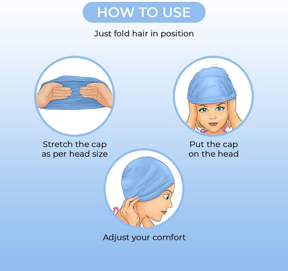 Endless EL1017 Comfortable PU Swimming Cap with Cartoon Design | Material : PU | Elastic Waterproof Swimming Cap for Long and Short Hair with Thicker Edge | For Children