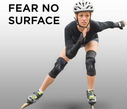 Endless EL1028 Protective Guard Kit for Skating, Cycling and Skateboarding with Knee, Elbow and Wrist Protector | Material: ABS, Nylon | With Adjustable Straps to Fit Perfectly for Adults