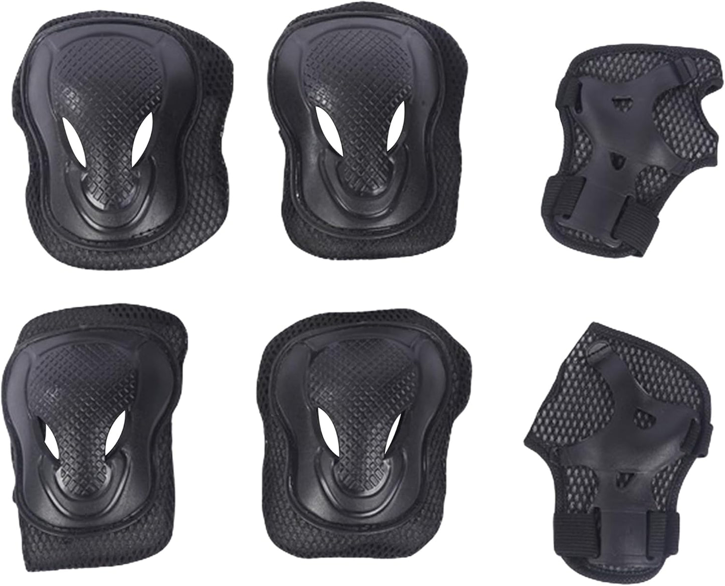 Endless EL1028 Protective Guard Kit for Skating, Cycling and Skateboarding with Knee, Elbow and Wrist Protector | Material: ABS, Nylon | With Adjustable Straps to Fit Perfectly for Adults