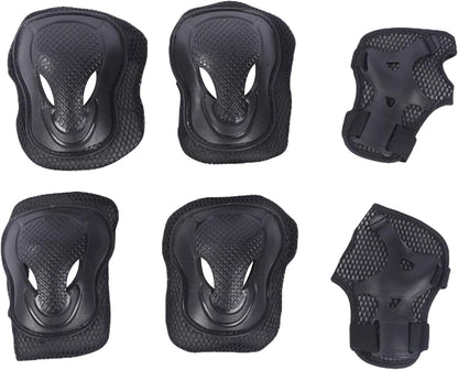Endless EL1028 Protective Guard Kit for Skating, Cycling and Skateboarding with Knee, Elbow and Wrist Protector | Material: ABS, Nylon | With Adjustable Straps to Fit Perfectly for Adults