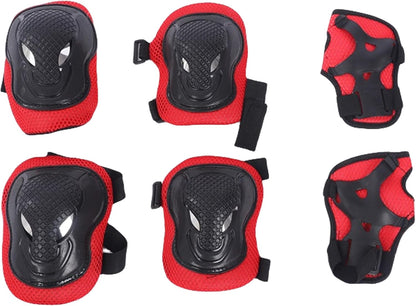 Endless EL1028 Protective Guard Kit for Skating, Cycling and Skateboarding with Knee, Elbow and Wrist Protector | Material: ABS, Nylon | With Adjustable Straps to Fit Perfectly for Adults