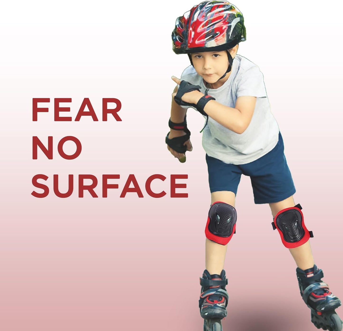 Endless EL1028 Protective Guard Kit for Skating, Cycling and Skateboarding with Knee, Elbow and Wrist Protector | Material: ABS, Nylon | With Adjustable Straps to Fit Perfectly for Adults