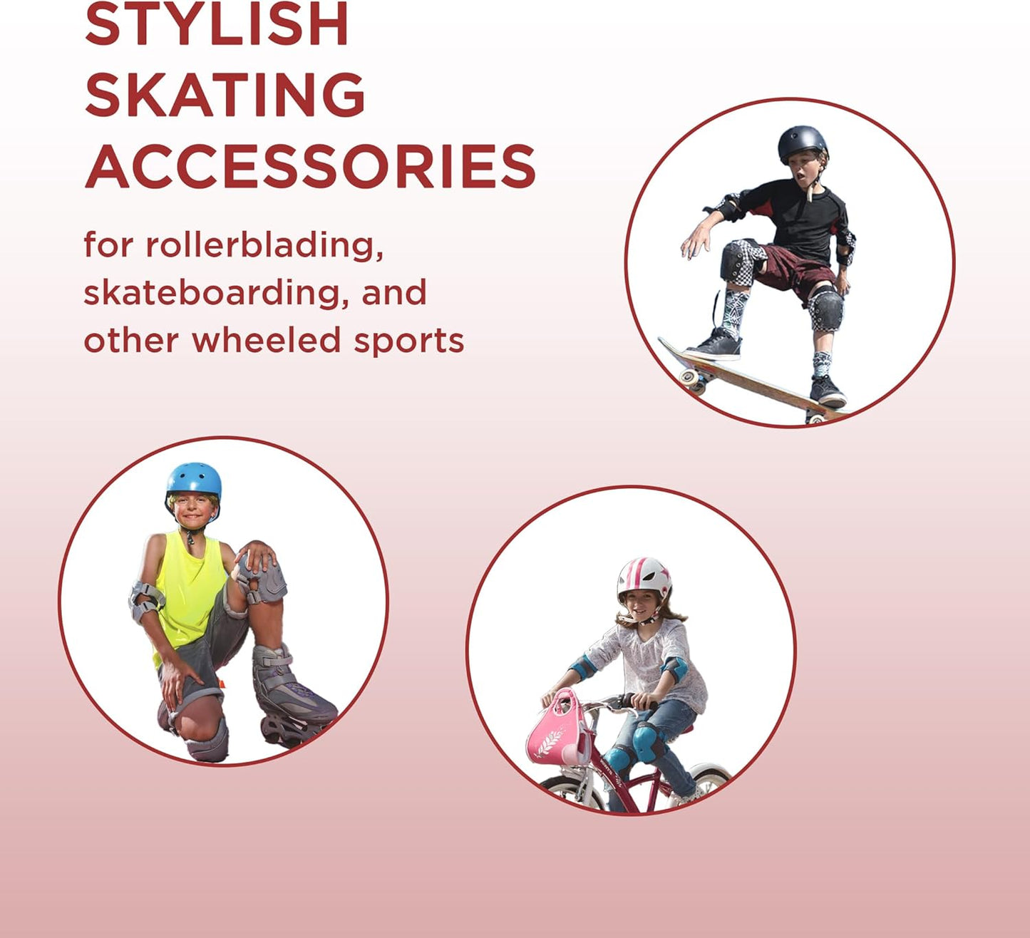 Endless EL1028 Protective Guard Kit for Skating, Cycling and Skateboarding with Knee, Elbow and Wrist Protector | Material: ABS, Nylon | With Adjustable Straps to Fit Perfectly for Adults