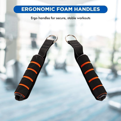 ENDLESS EL1043 Toning Tubes Set of 5 with Different Resistance Levels | Multi Color | Material: Natural Latex | with Door Anchor, Handles, Waterproof Carry Bag, Leg Ankle Straps for Men and Women