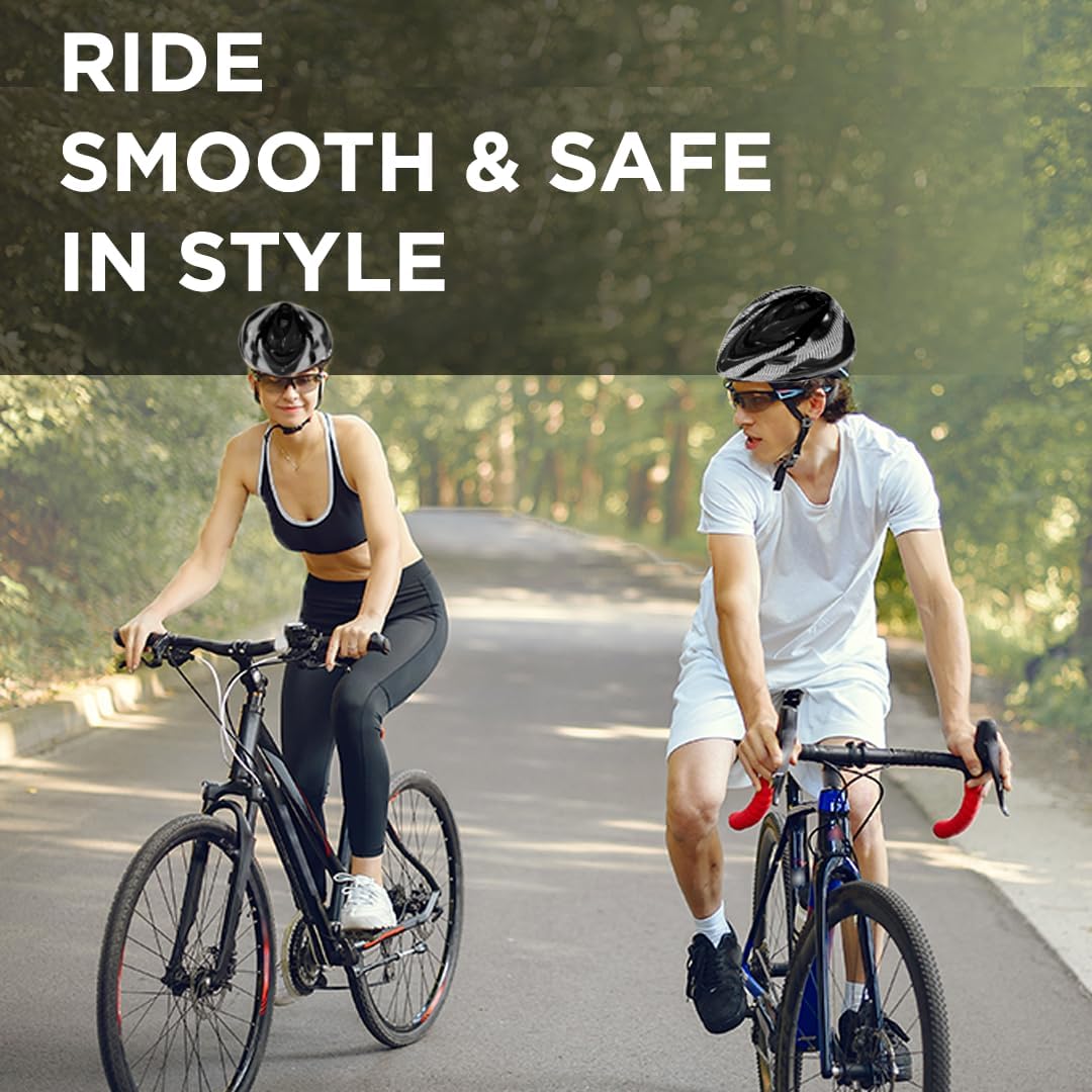 Endless EL1049 Cycle and Skates Helmet with Adjustable Strap | With Inside Cushioning Padding for Comfort | For Adults, Women and Men | Size: Free Size| Material : Polycarbonate, EPS