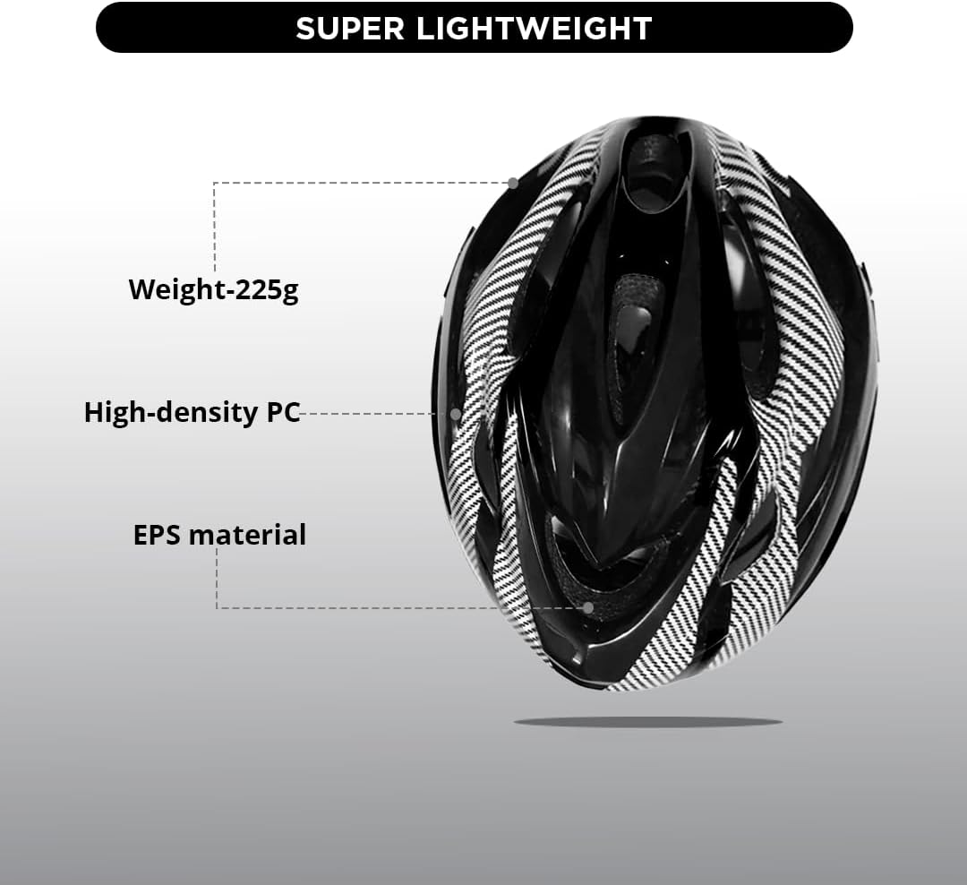 Endless EL1049 Cycle and Skates Helmet with Adjustable Strap | With Inside Cushioning Padding for Comfort | For Adults, Women and Men | Size: Free Size| Material : Polycarbonate, EPS