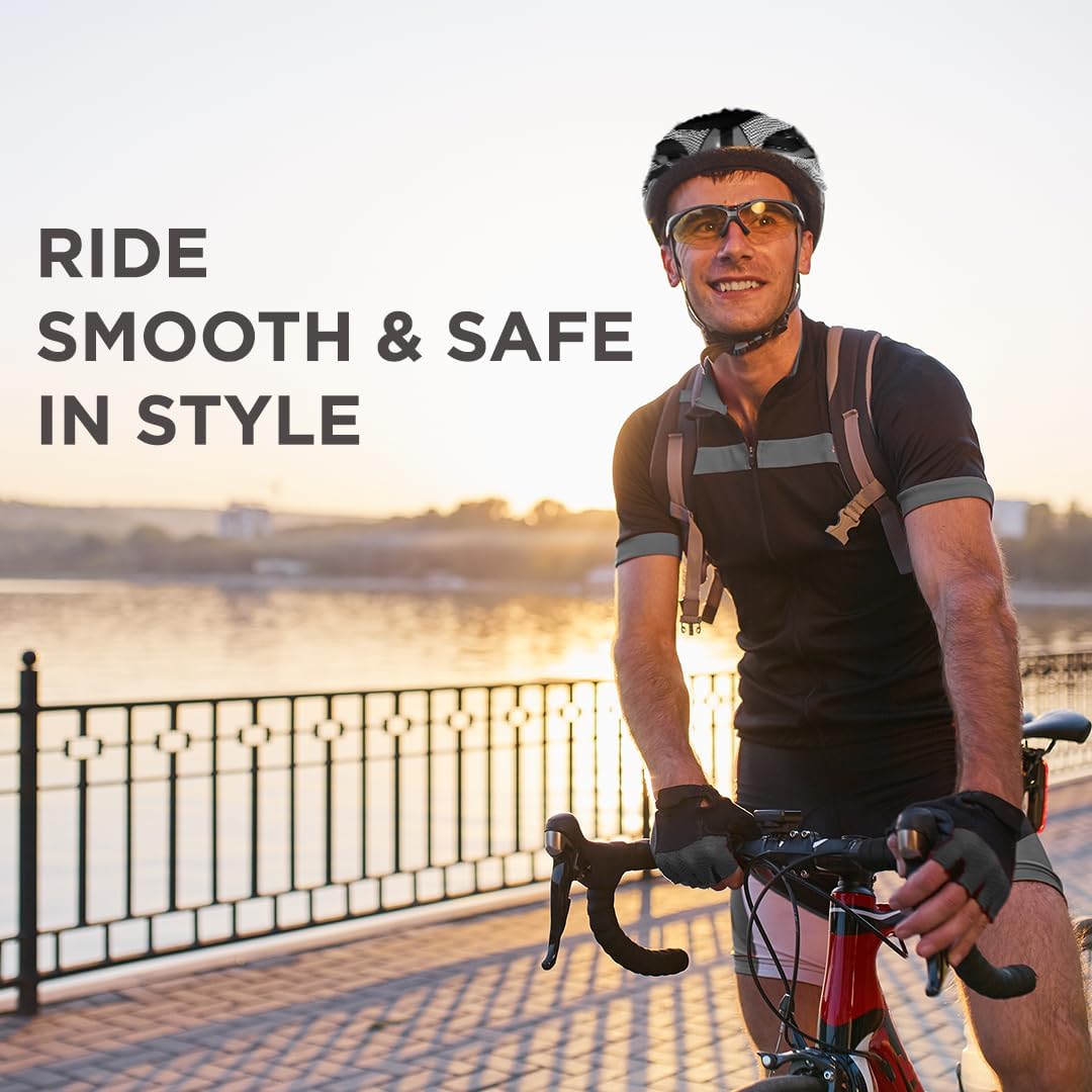 Endless EL1049 Cycle and Skates Helmet with Adjustable Strap | With Inside Cushioning Padding for Comfort | For Adults, Women and Men | Size: Free Size| Material : Polycarbonate, EPS