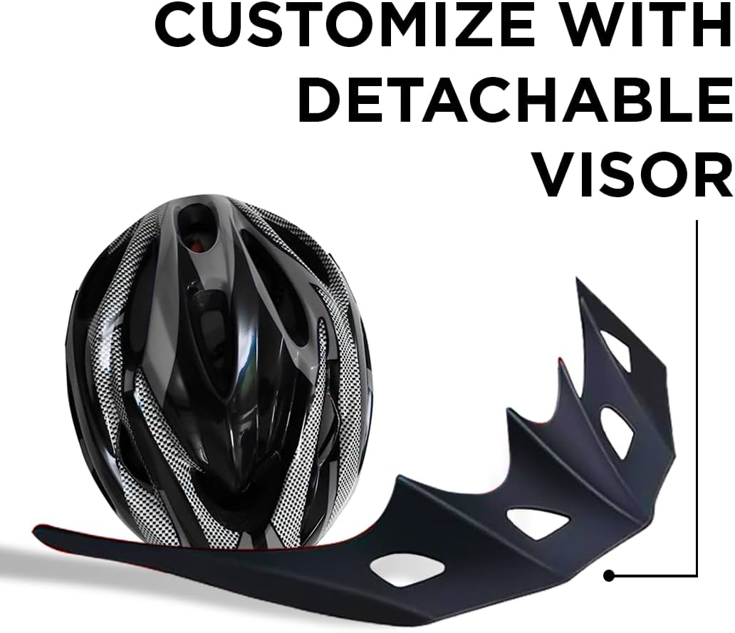 Endless EL1049 Cycle and Skates Helmet with Adjustable Strap | With Inside Cushioning Padding for Comfort | For Adults, Women and Men | Size: Free Size| Material : Polycarbonate, EPS