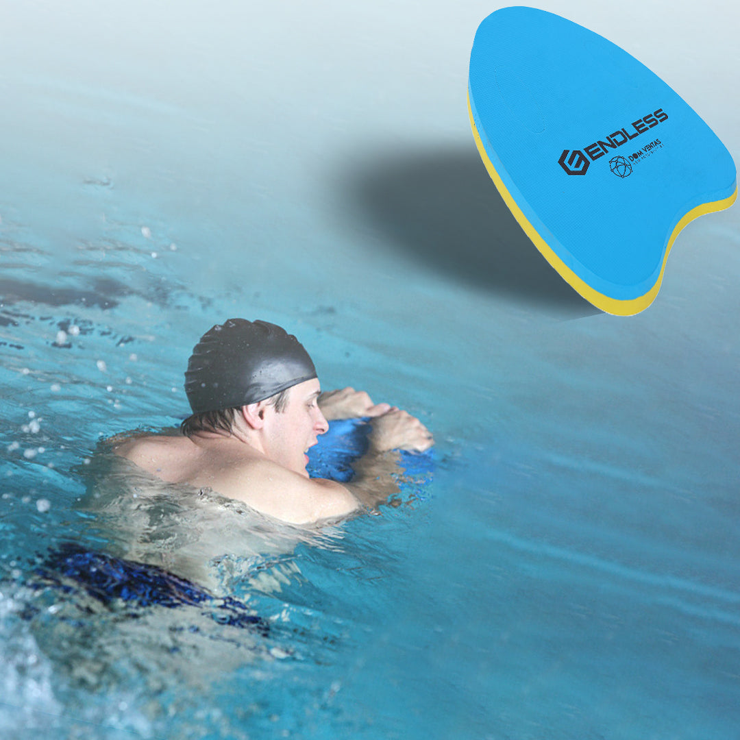 Endless EL1013 Swimming Kickboard With Comfortable Design | Material : EVA | For Beginners Swimming Training Floaters | For Kids and Adults Floating Pads