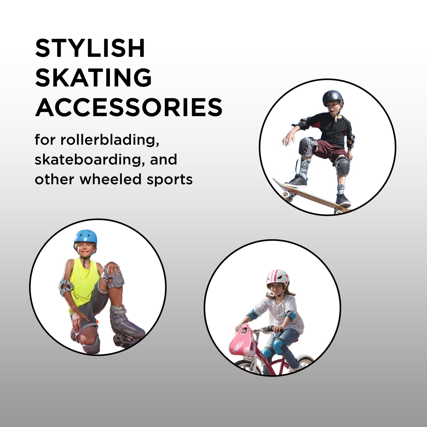 Endless EL1028 Protective Guard Kit for Skating, Cycling and Skateboarding with Knee, Elbow and Wrist Protector | Material : ABS, Nylon | With Adjustable Straps to Fit Perfectly for Adults