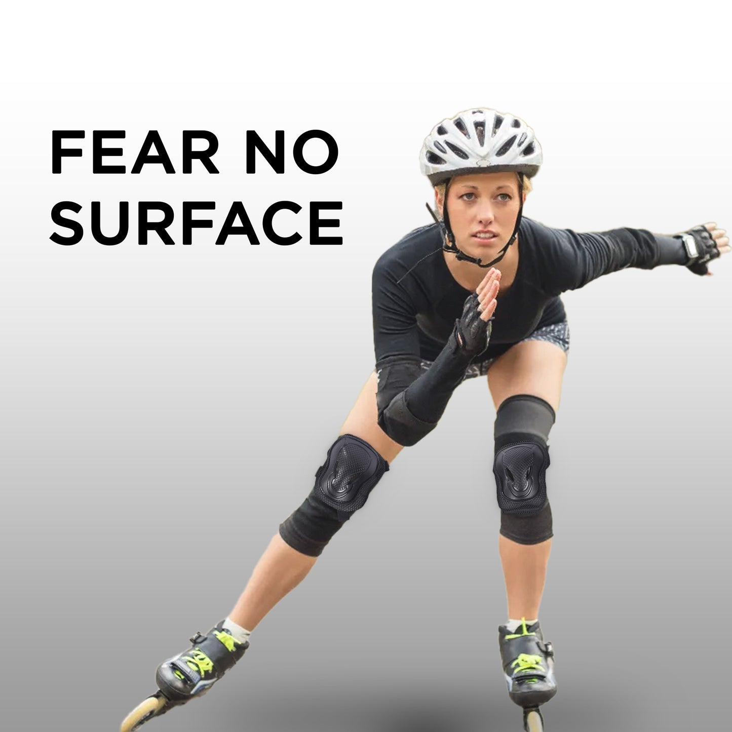 Endless EL1028 Protective Guard Kit for Skating, Cycling and Skateboarding with Knee, Elbow and Wrist Protector | Material : ABS, Nylon | With Adjustable Straps to Fit Perfectly for Adults