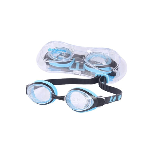 ENDLESS EL1006 Stylish Swimming Goggle with Anti-Fog and UV Protection | Material: Silicon, PU | With Adjustable Strap for Fit Adjust | Soft Silicone Gasket for Leak Proof | With Hard Case