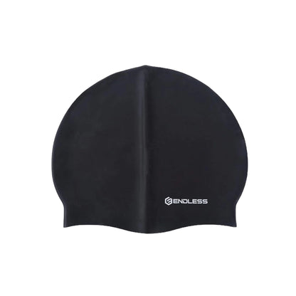 Endless EL1019 Classic Comfortable Plain Silicon Swimming Cap | Material : Silicon | Fully Elastic Waterproof Swimming Cap for Long and Short Hair with Thicker Edge | For Adults, Women and Men