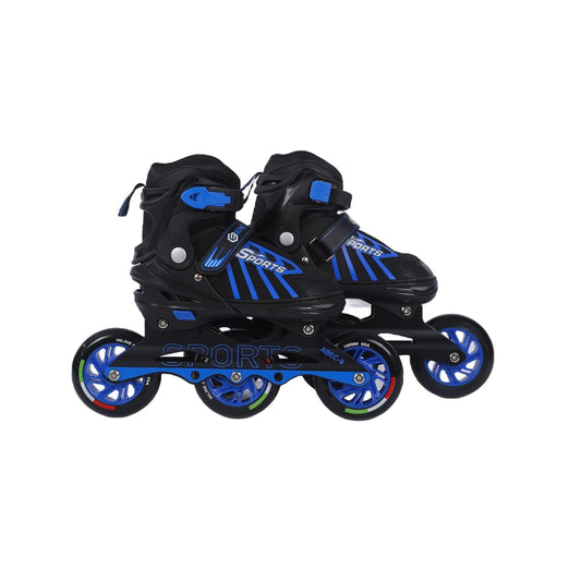 Endless EL1031 Inline Adjustable Skates | Aluminium Chassis and 100 mm PU Three Wheels | with ABEC 9 Bearings | Indoor and Outdoor
