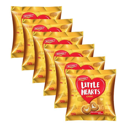 Britannia Little Hearts Biscuits 26.4oz (750g) - Soft and Delicious Biscuits - Kids Favorite Cookies (Pack of 1)