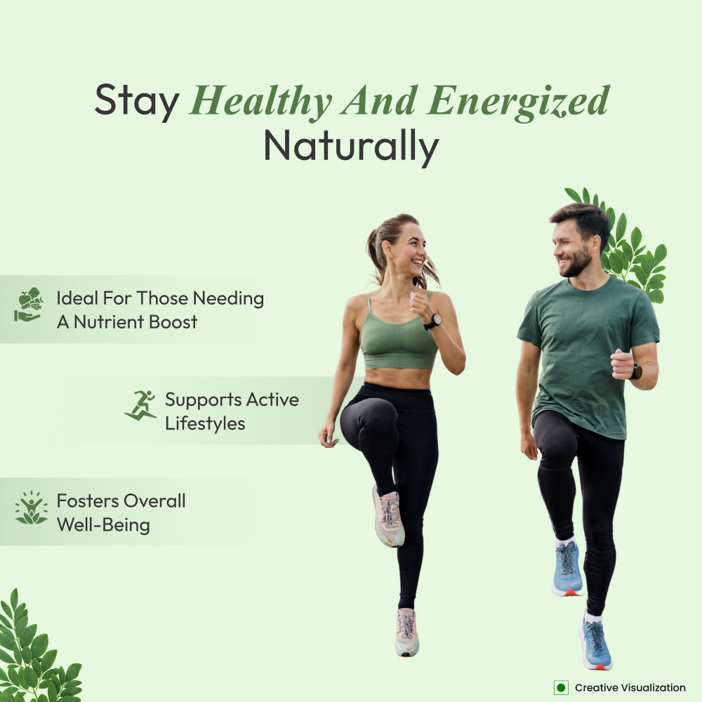 patanjali Nutrela Moringa Tablets 2000 mg | Natural Superfood Supplement for Energy, Immunity & Daily Wellness | 120 Vegetarian Tablets