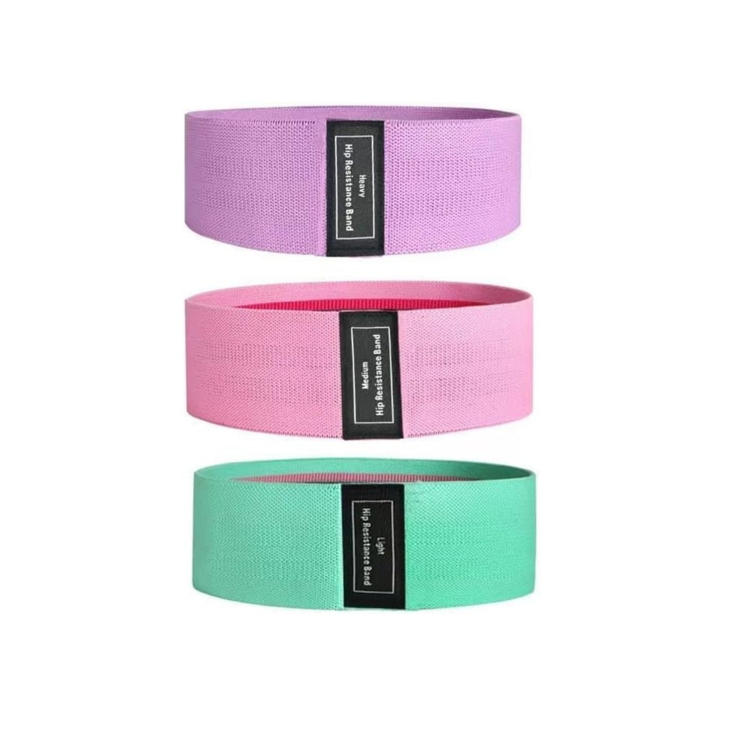 ENDLESS EL1044 Resistance Loop Bands Set of 3 Pcs with Light, Medium and Heavy Resistance Level | Multi Color | Material: Cotton | for Squats, Stretching, Hip & Glute Heavy Workouts for Men & Women