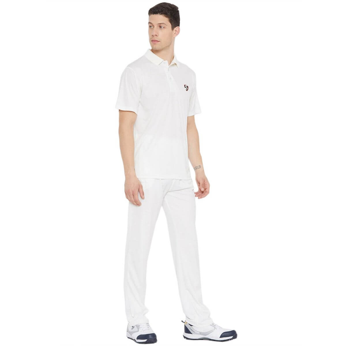 SG Club Half Sleeves Cricket Combo (White)