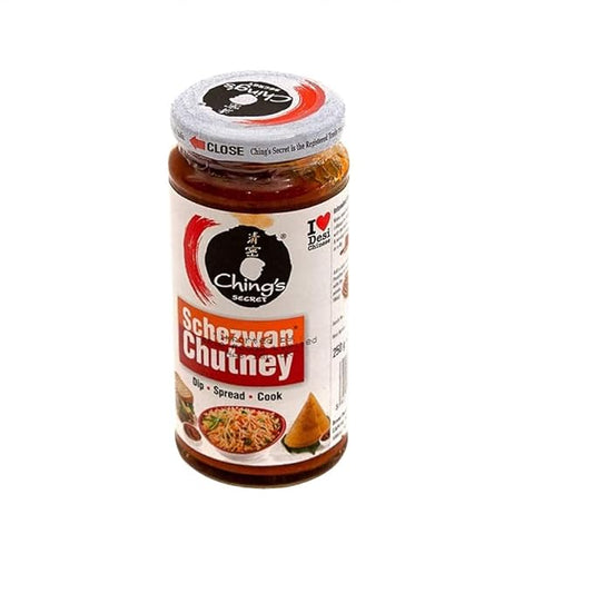 Ching's Secret Schezwan Chutney | 8.8oz (250g) | Spicy and Tangy Indo-Chinese Sauce – Perfect for Dipping, Spreading, or Cooking