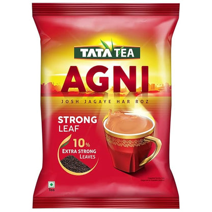 Tata Tea Agni | 1kg Pack | Strong and Refreshing Black Tea – Perfect for Chai Lovers – Rich Aroma and Bold Flavor | Loose Leaf Tea