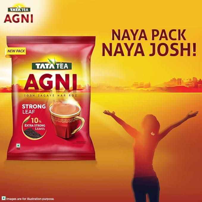 Tata Tea Agni | 1kg Pack | Strong and Refreshing Black Tea – Perfect for Chai Lovers – Rich Aroma and Bold Flavor | Loose Leaf Tea