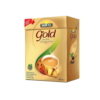 TATA Tea Gold Loose Leaf Premium Black Tea | 31.7oz (900g) | Rich Aroma and Smooth Taste – Perfect for Chai or Black Tea Lovers | Loose Leaf Indian Tea