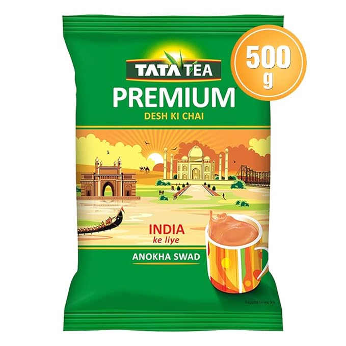 Tata Tea Premium | Loose Leaf Black Tea | 500g Pack | Rich and Aromatic Indian Tea – Perfect for Chai or Plain Tea