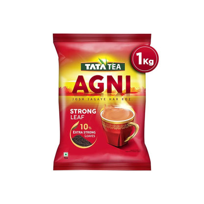Tata Tea Agni | 1kg Pack | Strong and Refreshing Black Tea – Perfect for Chai Lovers – Rich Aroma and Bold Flavor | Loose Leaf Tea
