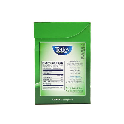 Tetley Green Tea Honey | 72 Tea Bags | Light and Refreshing Green Tea with Natural Honey Flavor – Antioxidant-Rich Wellness Drink | Ethically Sourced