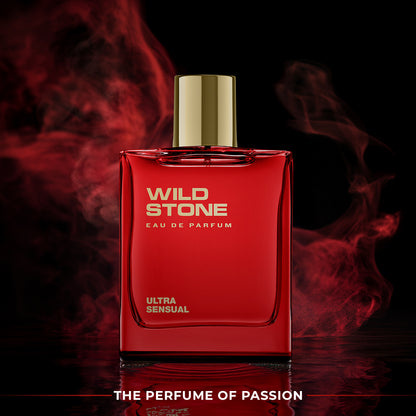 Wild Stone Ultra Sensual Eau de Parfum Perfume, 100 ml (3.4 Fl oz) | Aromatic Fougere | Long-Lasting Fragrance | Perfect for Active Lifestyle | Skin Friendly | Cruelty-Free
