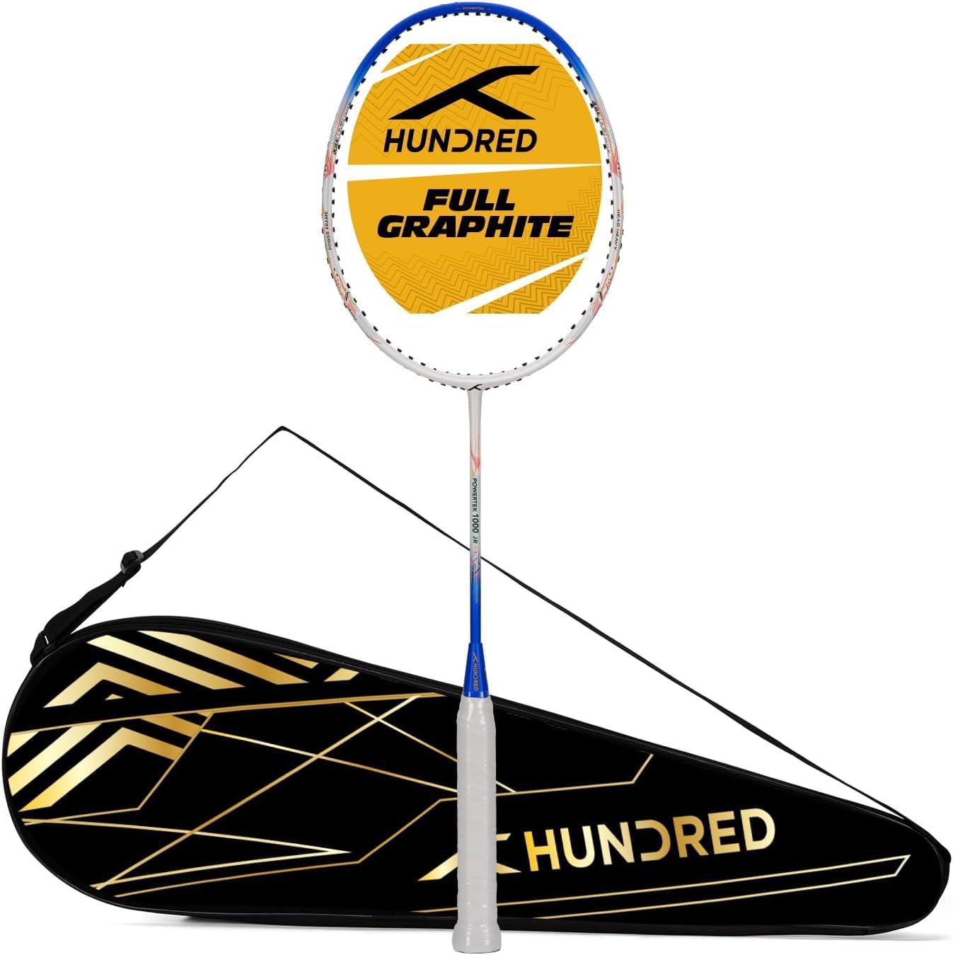 HUNDRED POWERTEK 1000 JR Badminton Racket with Full Cover