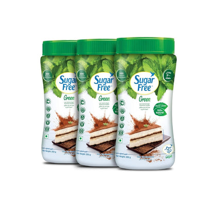 Sugar Free Green Powder Supplement, Plant-Based Greens Blend, No Added Sugar Daily Green Drink Mix, Supports Daily Nutrition, 200g (Pack of 3, 600g)