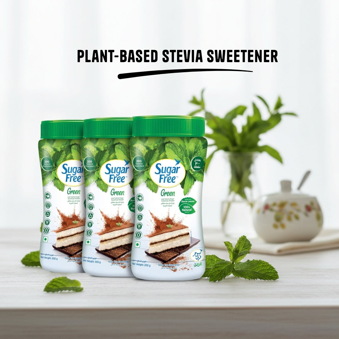 Sugar Free Green Powder Supplement, Plant-Based Greens Blend, No Added Sugar Daily Green Drink Mix, Supports Daily Nutrition, 200g (Pack of 3, 600g)