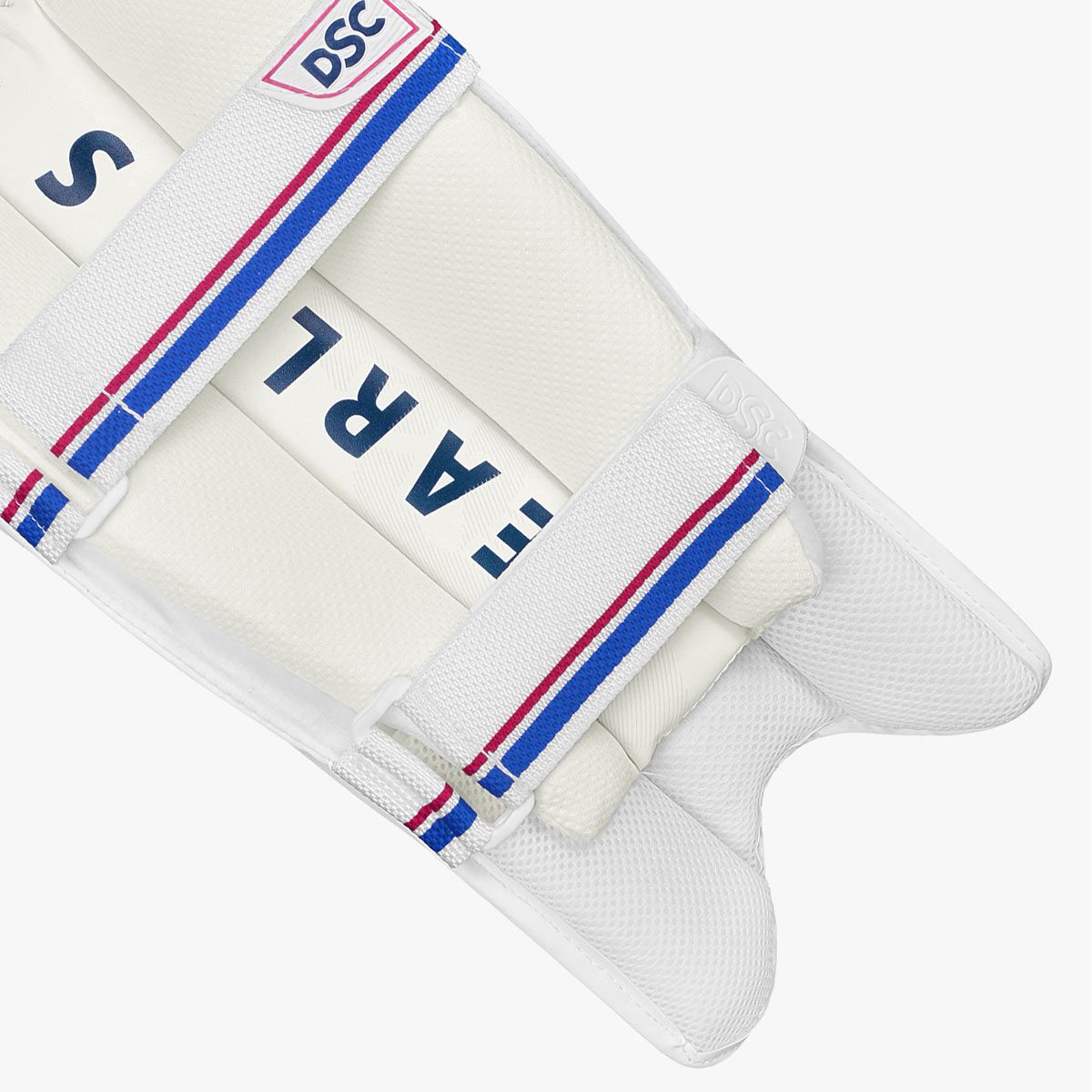 DSC Intense Speed Cricket Wicket Keeping Legguard | Color: Multicolor | Material: PU, Foam | Skill Level: Professionals | Breathable | Mesh Instep | High-Density Foam | Lightweight Padded