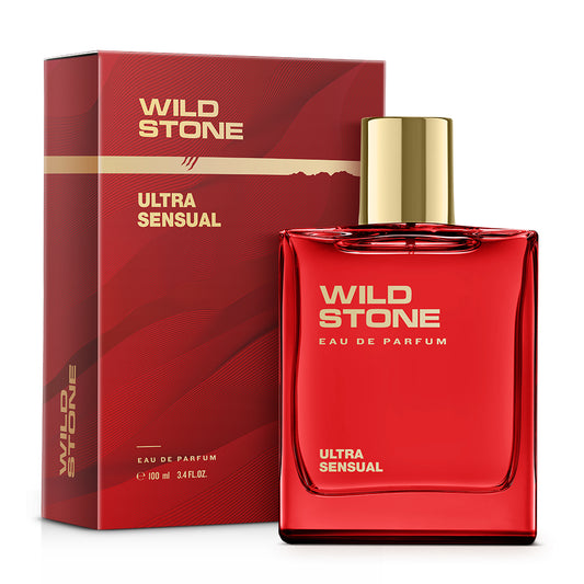 Wild Stone Ultra Sensual Eau de Parfum Perfume, 100 ml (3.4 Fl oz) | Aromatic Fougere | Long-Lasting Fragrance | Perfect for Active Lifestyle | Skin Friendly | Cruelty-Free